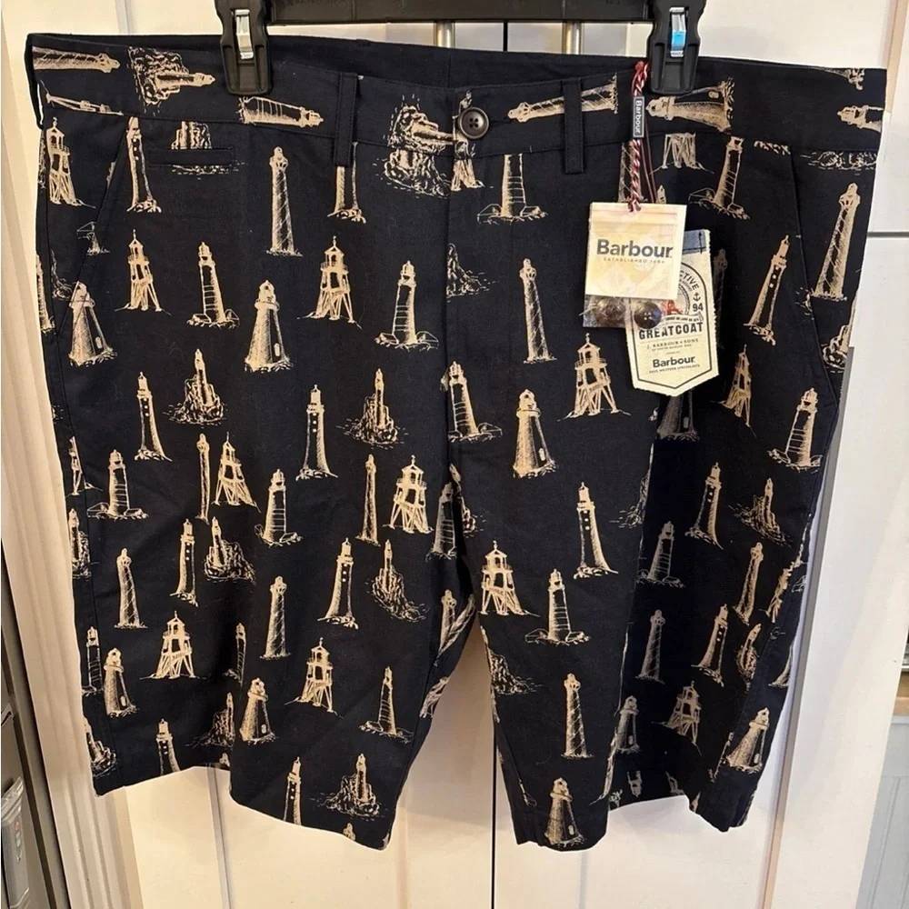 Men’s Barbour Lighthouse Chino Shorts NWT 42